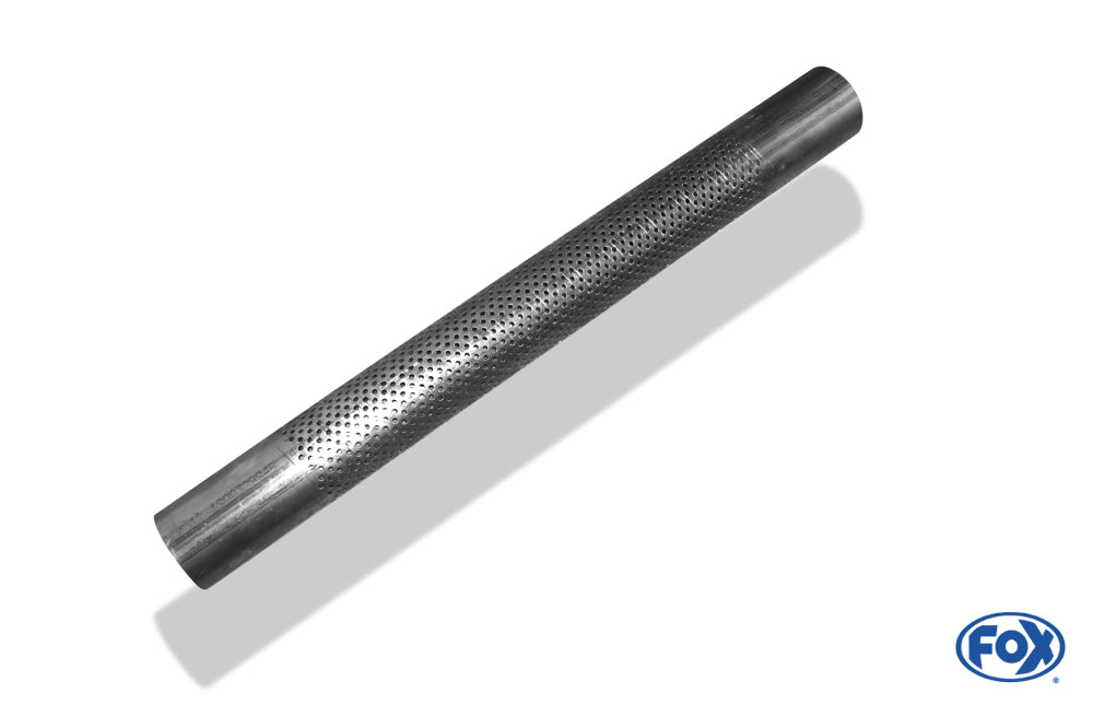 FOX Perforiertes Rohr Variante 1 - Ø55mm - Länge: 600mm Mit ausgestanzten Löchern Ø3mm - Material: 1:4512