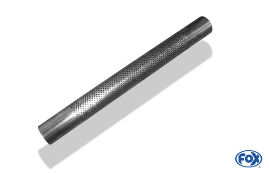 FOX Perforiertes Rohr Variante 1 - Ø55mm - Länge: 600mm Mit ausgestanzten Löchern Ø3mm - Material: 1:4512