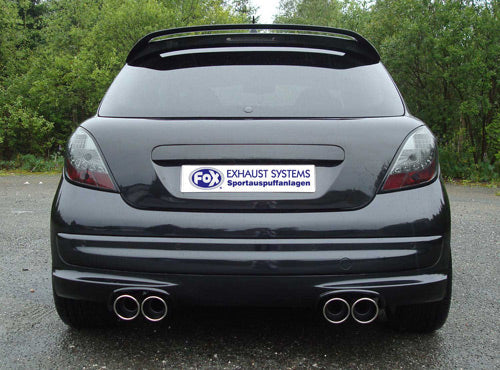 Peugeot 207 RC Endschalldämpfer Ausgang rechts/links - 2x100 Typ 16 rechts/links