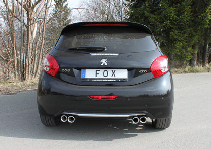 Peugeot 208 GTI Endschalldämpfer Ausgang rechts/links - 2x76 Typ 13 rechts/links