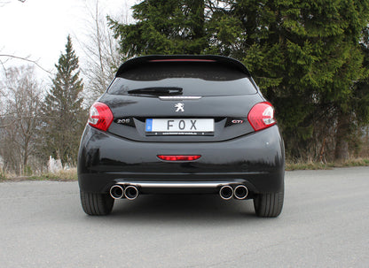 Peugeot 208 GTI Endschalldämpfer Ausgang rechts/links - 2x90 Typ 16 rechts/links