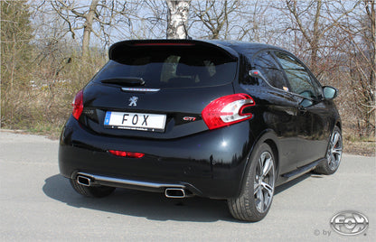 Peugeot 208 GTI Endschalldämpfer Ausgang rechts/links - 145x65 Typ 59 rechts/links