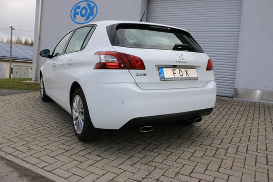 Peugeot 308 II Endschalldämpfer Ausgang rechts/links - 145x65 Typ 59 rechts/links