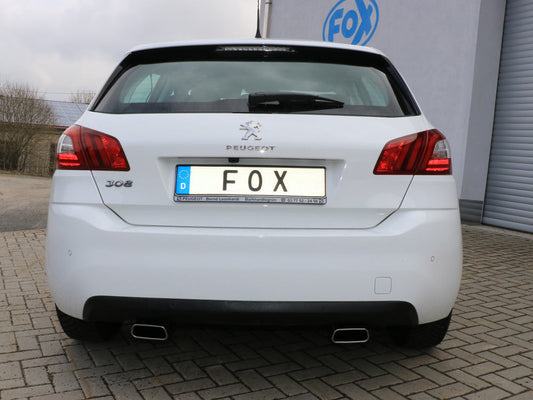 Peugeot 308 II Endschalldämpfer Ausgang rechts/links - 145x65 Typ 59 rechts/links