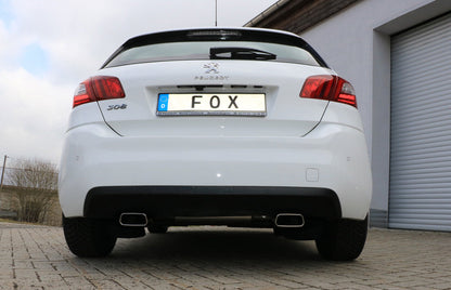 Peugeot 308 II Endschalldämpfer Ausgang rechts/links - 145x65 Typ 59 rechts/links