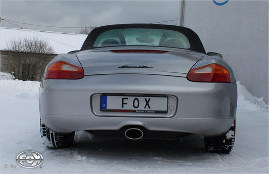 Porsche Boxster Typ 986 Endschalldämpfer Ausgang mittig - 140x90 Typ 32