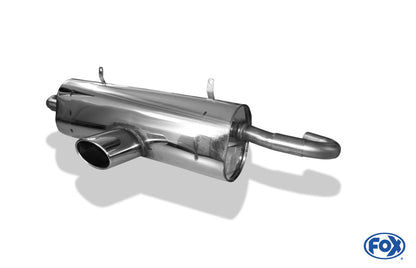 Porsche Boxster Typ 986 Endschalldämpfer Ausgang mittig - 140x90 Typ 32
