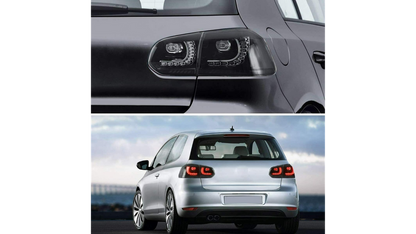 LED-Rückleuchten VW Golf 6 VI Schwarz Dynamische Blinker TLIWW0011