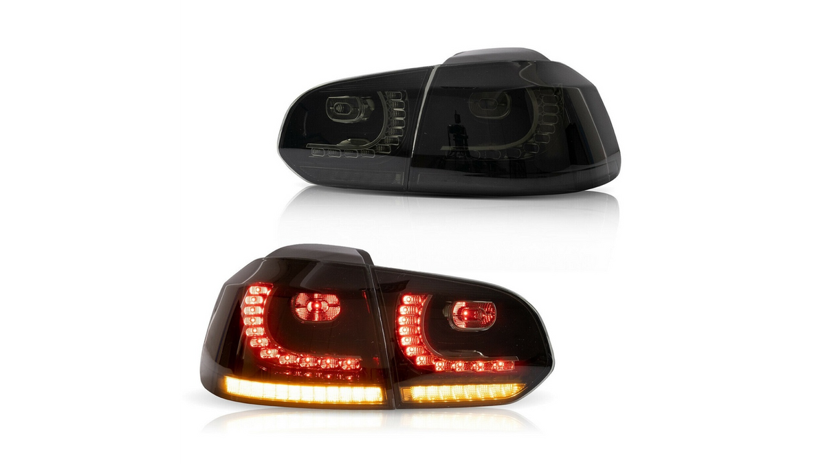 LED-Rückleuchten VW Golf 6 VI Schwarz Dynamische Blinker TLIWW0011
