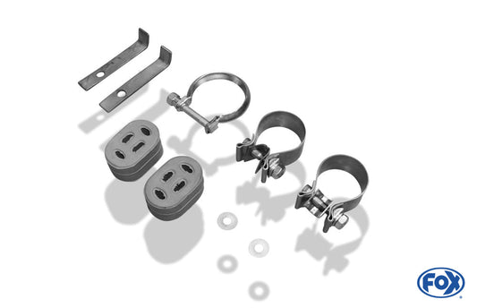 Renault Laguna II B74 - Limousine Endschalldämpfer Ausgang rechts/links - 135x80 Typ 53 rechts/links