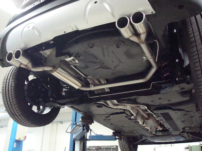 Renault Captur Endschalldämpfer Ausgang rechts/links - 2x76 Typ 16 rechts/links