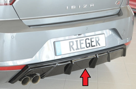 FOX Seat Ibiza V - KJ Rieger Heckeinsatz mit Endrohraussparung für Sport-ESD links
