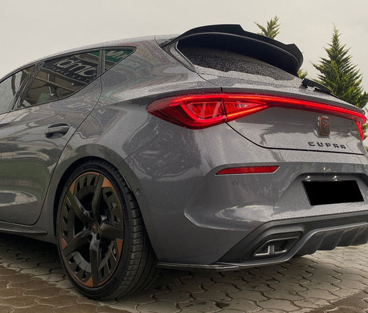 Oneway Heckspoilersplitter kompatibel mit CUPRA Leon 2020+ (2 Stück)
