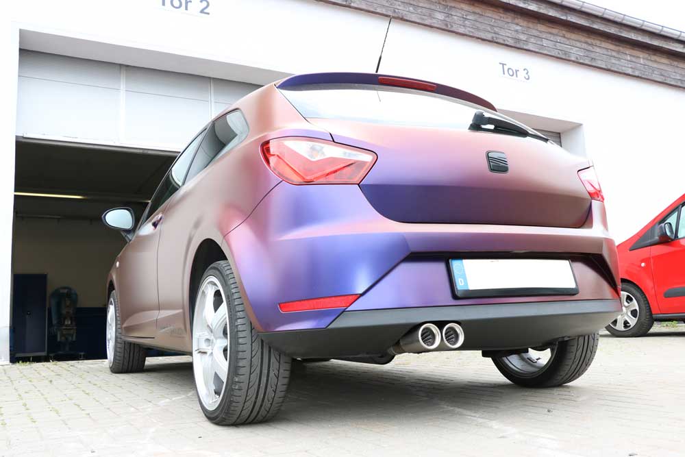 FOX Seat Ibiza 6J Endschalldämpfer - 2x76 Typ 13