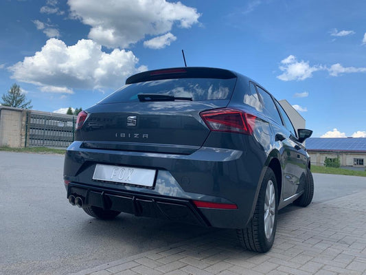 FOX Seat Ibiza V - KJ Endschalldämpfer mit Abgasklappe - 2x80 Typ 25