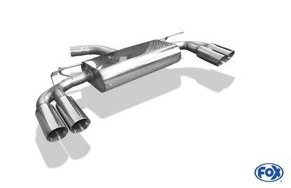 Seat Leon 5F - Einzelradaufhängung Endschalldämpfer Ausgang rechts/links - 2x80 Typ 25 rechts/links