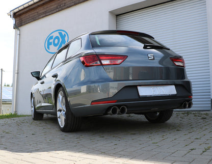 Seat Leon 5F ST - Starre Hinterachse Endschalldämpfer rechts/links - 2x90 Typ 25 rechts/links
