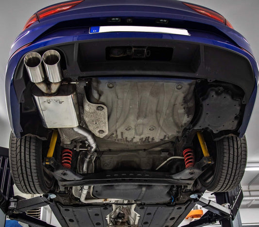 FOX Seat Leon 5F ST - Starre Hinterachse Endschalldämpfer - 2x90 Typ 25