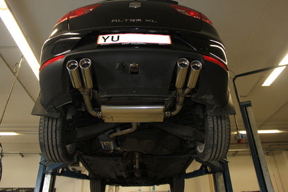 Seat Altea XL 5P - Frontantrieb Endschalldämpfer Ausgang rechts/links - 2x80 Typ 17 rechts/links