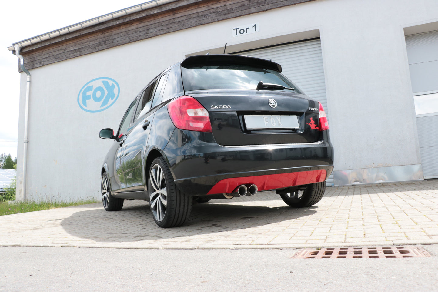 FOX Skoda Fabia  Limousine Endschalldämpfer - 2x76 Typ 25