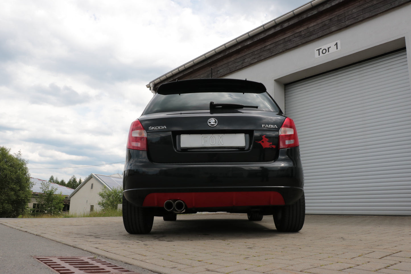 FOX Skoda Fabia  Limousine Endschalldämpfer - 2x76 Typ 25