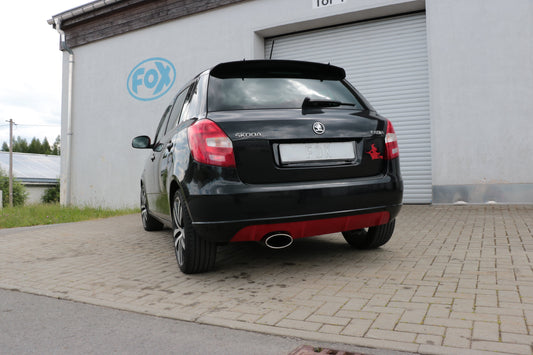 FOX Skoda Fabia  Limousine Endschalldämpfer - 160x90 Typ 38