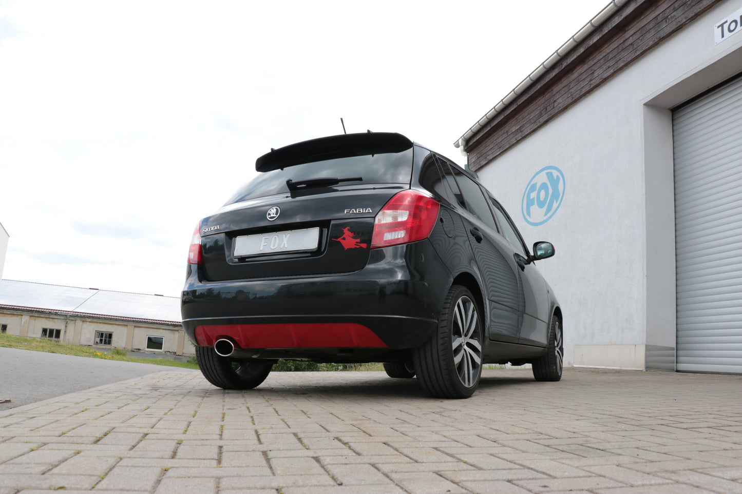 FOX Skoda Fabia  Limousine Endschalldämpfer - 160x90 Typ 38