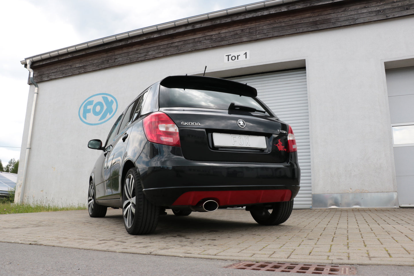 FOX Skoda Fabia  Limousine Endschalldämpfer - 140x90 Typ 44