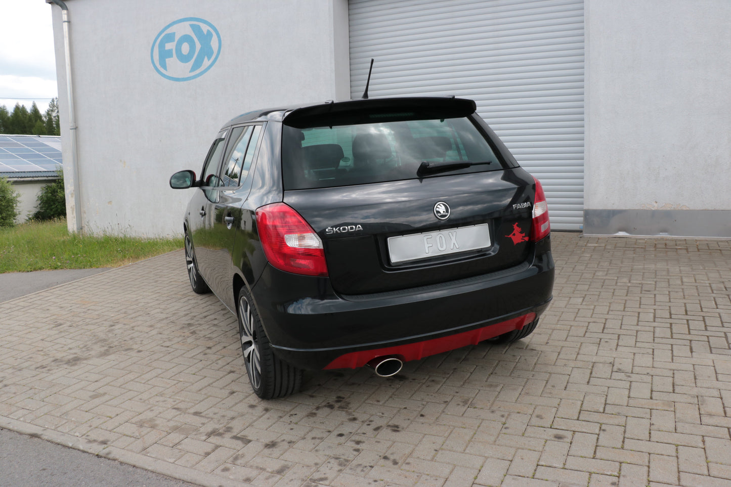 FOX Skoda Fabia  Limousine Endschalldämpfer - 140x90 Typ 44