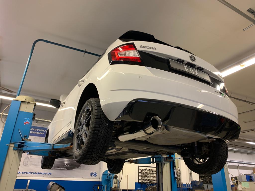 FOX Skoda Fabia NJ R5 Edition Endschalldämpfer - 1x100 Typ 25
