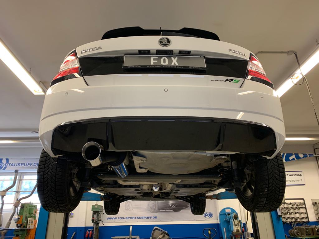 FOX Skoda Fabia NJ R5 Edition Endschalldämpfer - 1x100 Typ 25