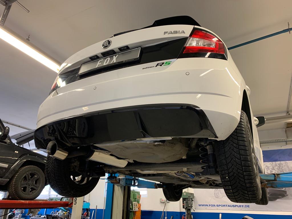 FOX Skoda Fabia NJ R5 Edition Endschalldämpfer - 1x100 Typ 25