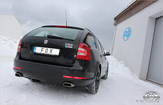 Skoda Octavia Typ 1Z inkl. Facelift Endschalldämpfer rechts/links - 145x65 Typ 59 rechts/links