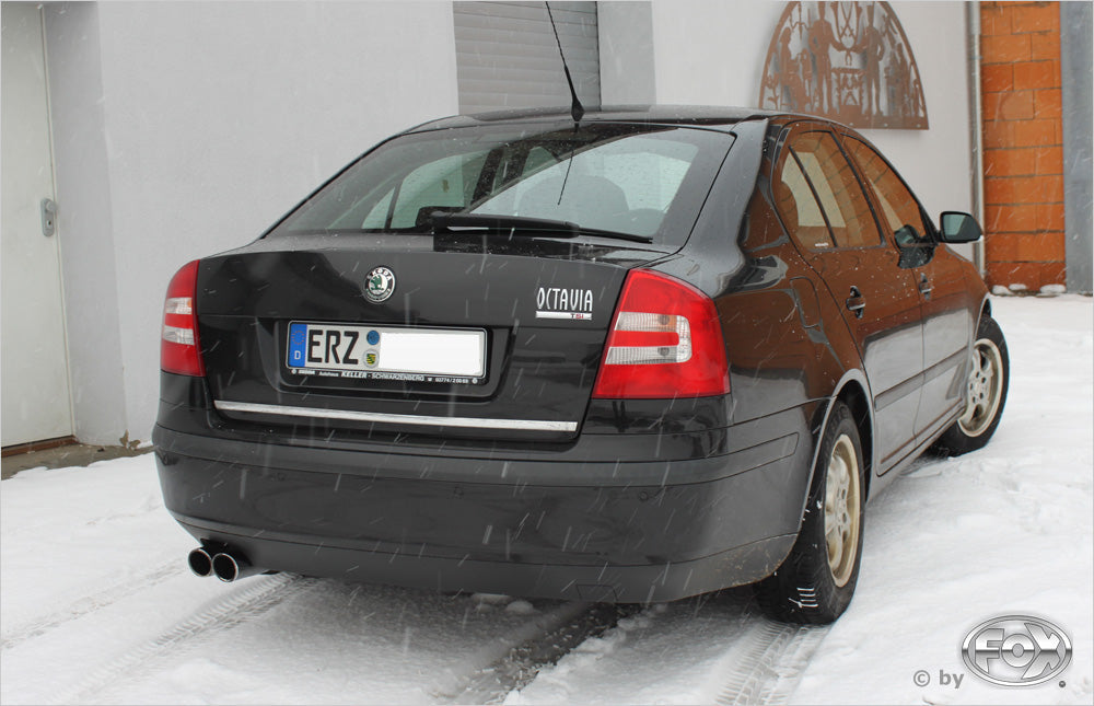 Skoda Octavia Typ 1Z inkl. Facelift Endschalldämpfer einseitig - 2x76 Typ 17