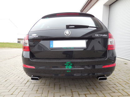 Skoda Octavia 5E Endschalldämpfer rechts/links - 145x65 Typ 59 rechts/links