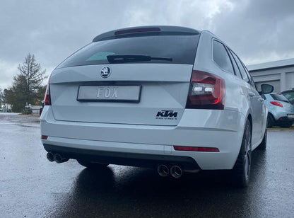FOX Skoda Octavia 5E - 2,0l 140kW Endschalldämpfer rechts/links - 2x76 Typ 25 rechts/links