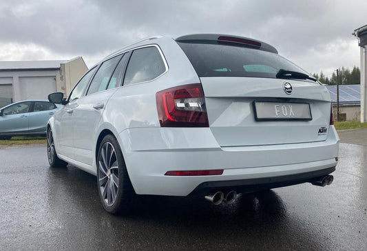 FOX Skoda Octavia 5E - 2,0l 140kW Endschalldämpfer rechts/links - 2x76 Typ 25 rechts/links