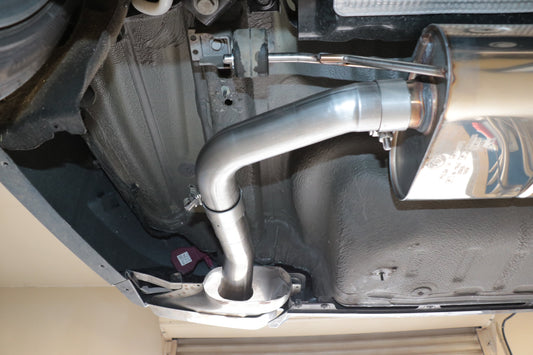 FOX Skoda Octavia NX RS iV Endschalldämpfer Ausgang rechts/links - Austritt in den originalen Endrohren (Abdeckung und Deckel des rechten Endrohres muss entfernt werden)