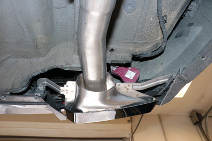 FOX Skoda Octavia NX RS iV Endschalldämpfer Ausgang rechts/links - Austritt in den originalen Endrohr mit der Teilenummer 5E3 253 681 B