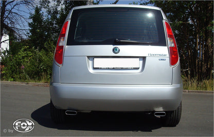 Skoda Roomster 5J Endschalldämpfer rechts/links - 130x50 Typ 52 rechts/links