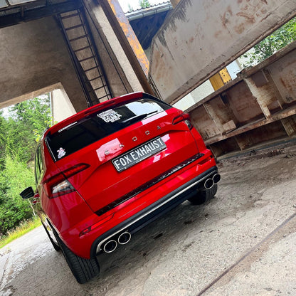 FOX Skoda Karoq 4x4 Endschalldämpfer Ausgang rechts/links - 2x115x85 Typ 32 rechts/links