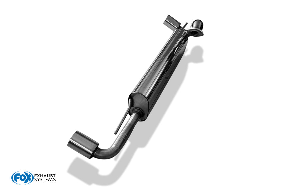 FOX Smart Fortwo Coupe 451 Endschalldämpfer quer Ausgang rechts/links inkl. Flexstück - 1x70 Typ 24 rechts/links