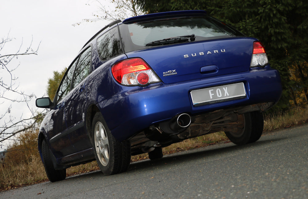 Subaru Impreza GD/ GG - Stufenheck/ Kombi Endschalldämpfer Ø63,5mm - 129x106 Typ 44