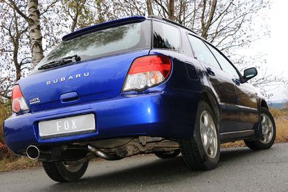 Subaru Impreza GD/ GG - Stufenheck/ Kombi Endschalldämpfer Ø63,5mm - 129x106 Typ 44