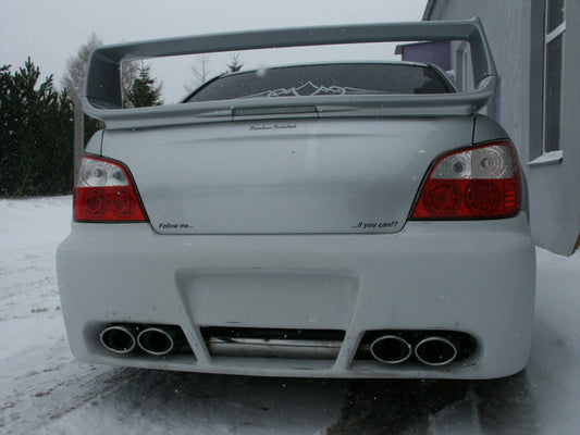 Subaru Impreza Typ WRX/ STI Endschalldämpfer quer Ausgang rechts/links Ø70mm - 2x115x85 Typ 32 rechts/links
