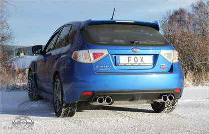 Subaru Impreza GRF 4x4 - WRX Endschalldämpfer quer Ausgang rechts/links - 2x100 Typ 12 rechts/links
