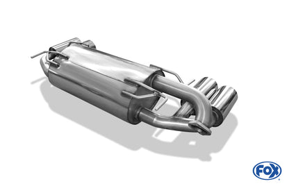 Subaru Impreza GRF 4x4 - WRX Endschalldämpfer quer Ausgang rechts/links - 2x100 Typ 24 rechts/links