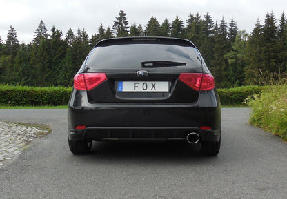 Subaru Impreza GHD Schrägheck Endschalldämpfer quer rechts - 129x106 Typ 32
