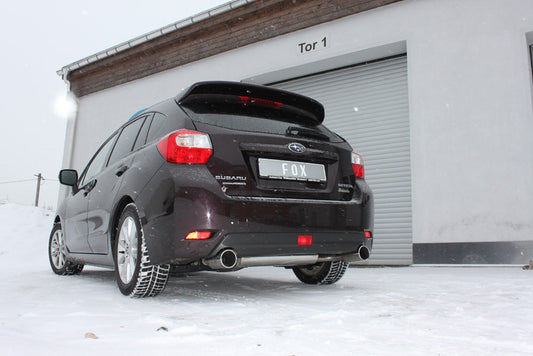 Subaru Impreza GP 4x4 Endschalldämpfer quer Ausgang rechts/links - 1x100 Typ 12 rechts/links