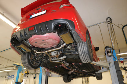 Subaru Impreza GJ 4x4 - WRX Stufenheck Endschalldämpfer rechts/links zweiflutig - 2x90 Typ 12 rechts/links schwarz emalliert